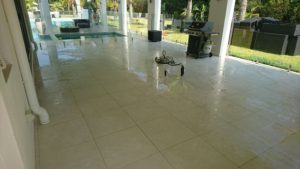 Entertainment area clean Spotless Pressure Cleaning