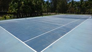 Tennis Court Spotless Pressure Cleaning Sunshine Coast